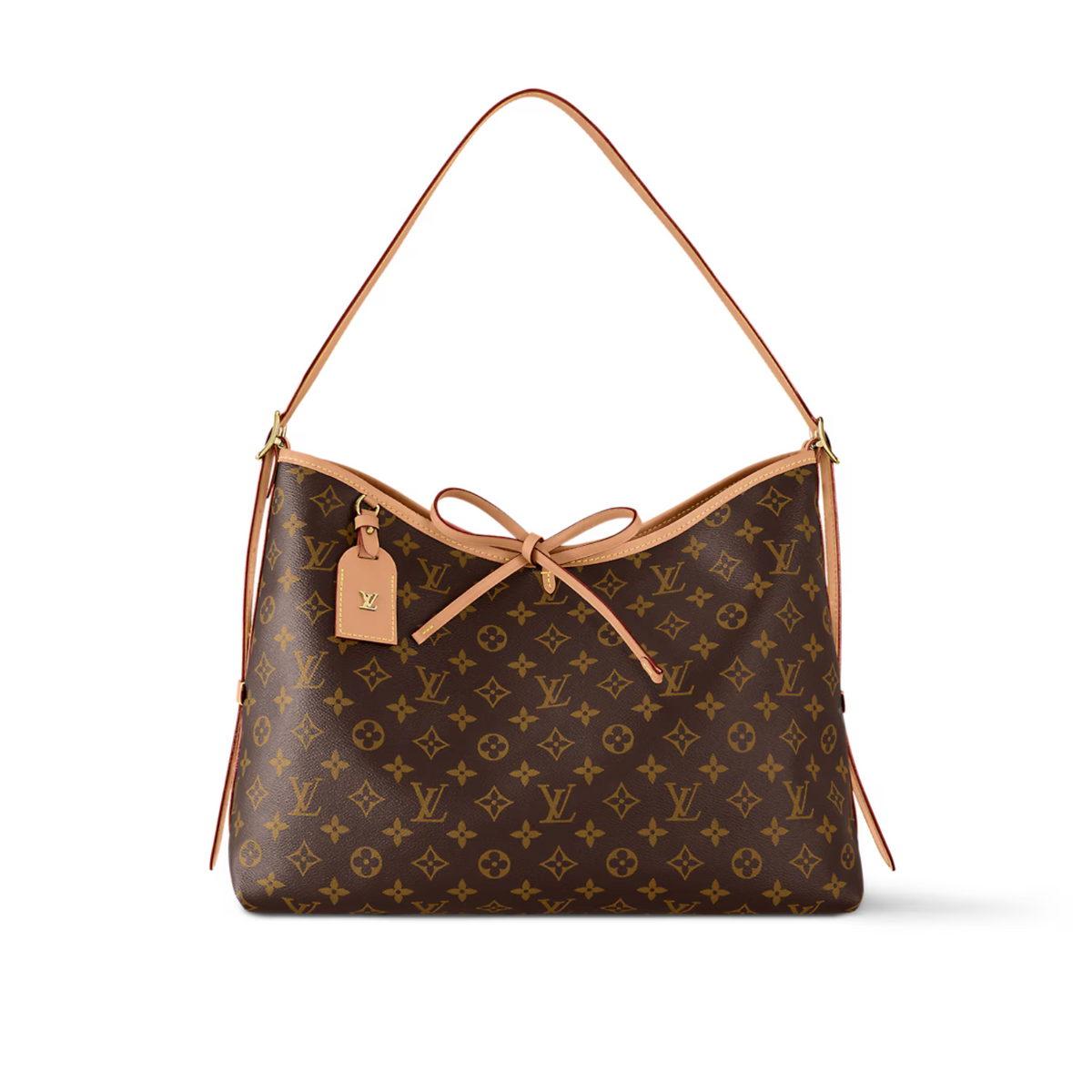 CarryAll MM – launches the CarryAll MM handbag in Monogram canvas with natural leather trim – LUX VERSE Luxury Designer Fashion Outlet