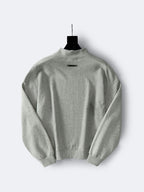 Essentials Grau Kleines Logo Sweatshirt – Herren