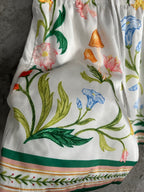 Shorts aus Seide mit Blumenmuster – Herren
