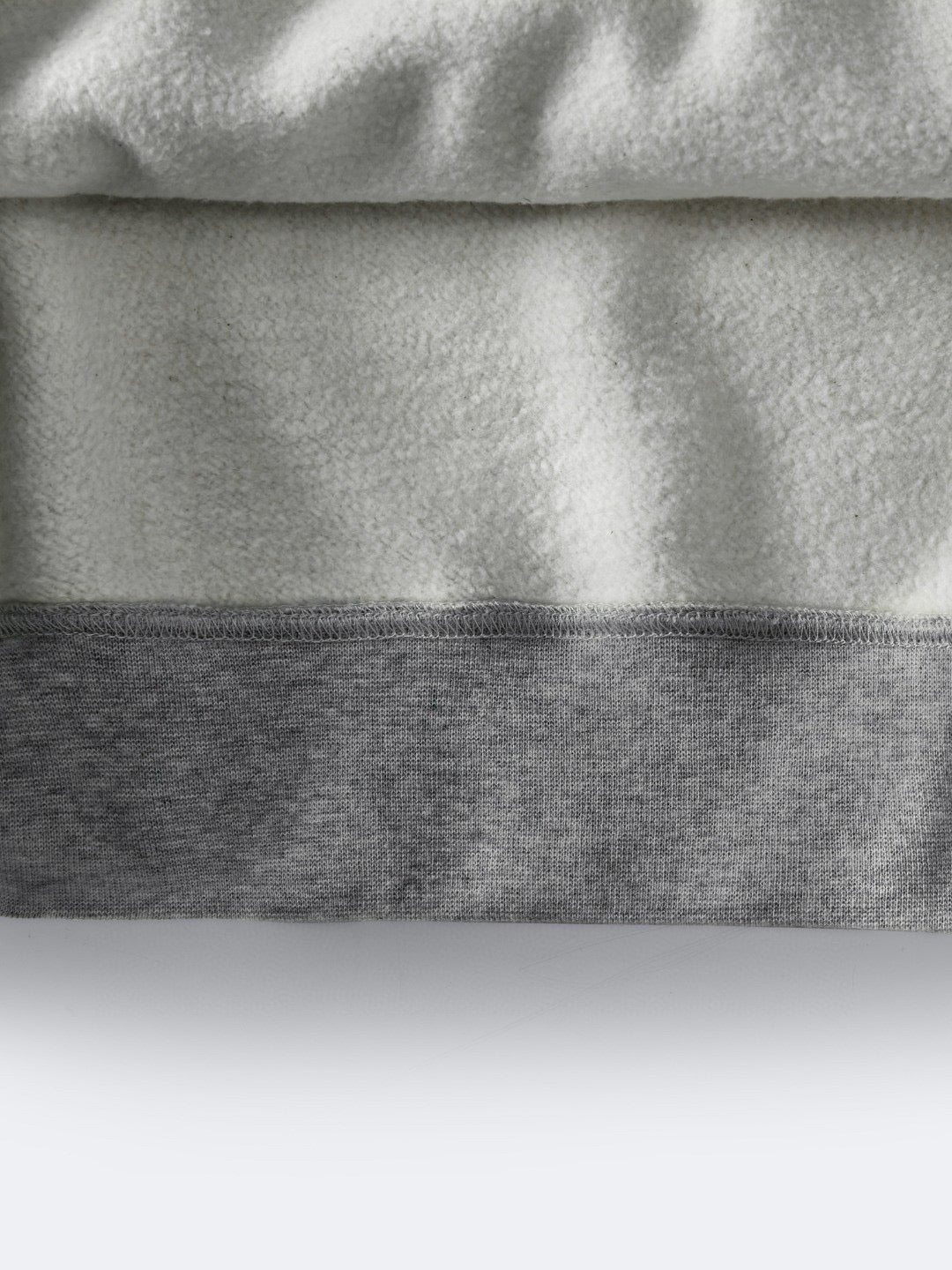 Grey Cotton Logo Pullover - Men's