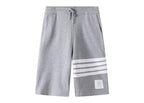 Red Jersey Bar Stripe Drawstring - Men's