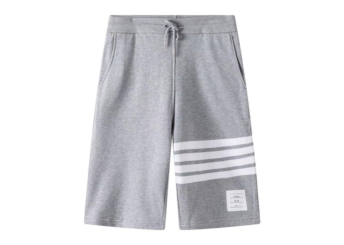 Red Jersey Bar Stripe Drawstring - Men's