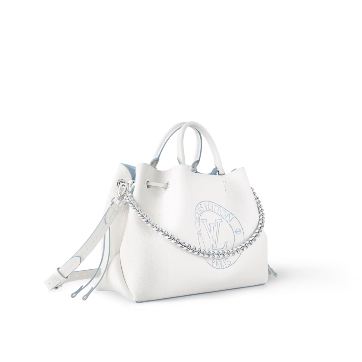 Bella Tote – the Circle motif evokes classic House design while the silver-color hardware, – LUX VERSE Luxury Designer Fashion Outlet