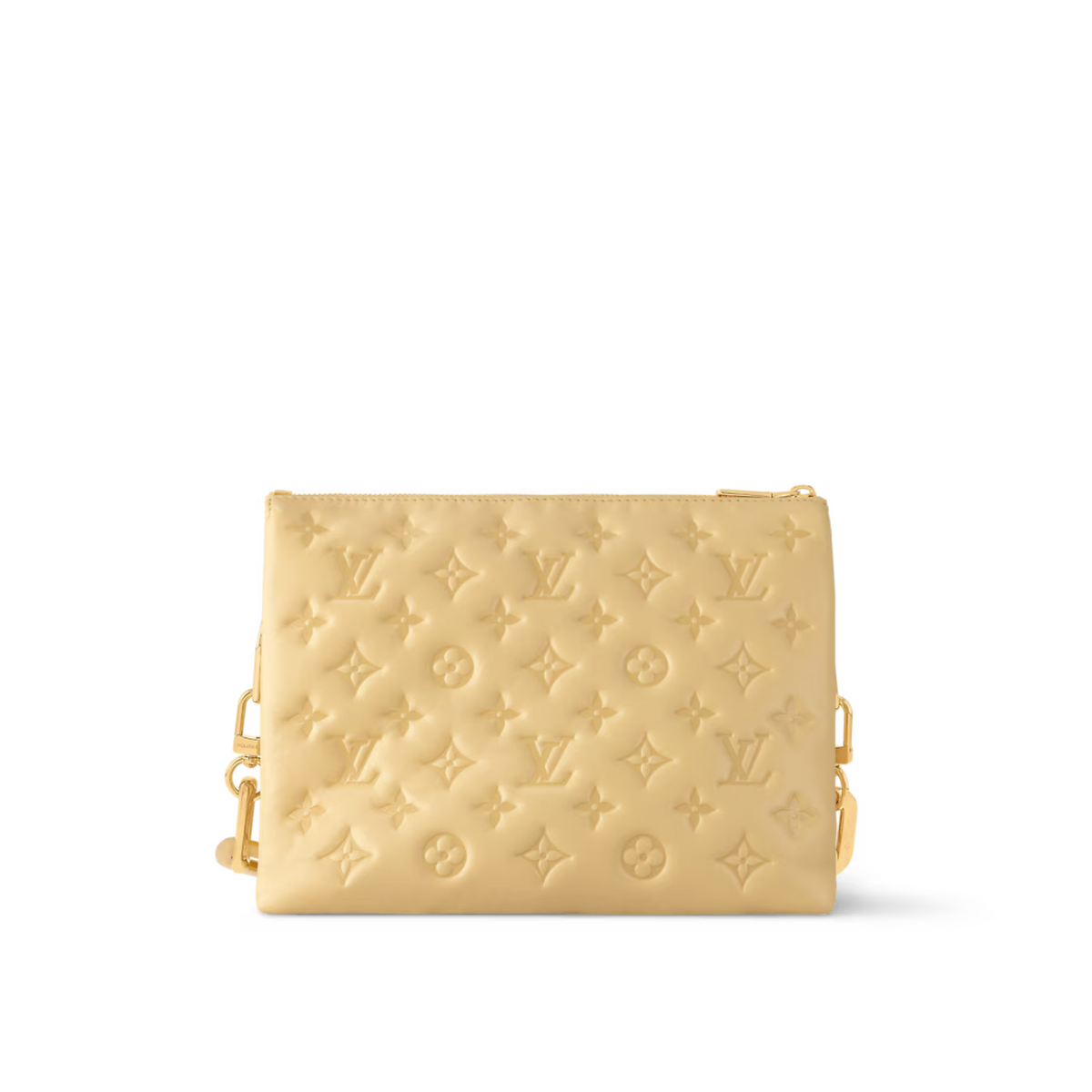 Coussin PM Lambskin Yellow – in addition to the detachable chain, there is a wide removable strap – LUX VERSE Luxury Designer Fashion Outlet