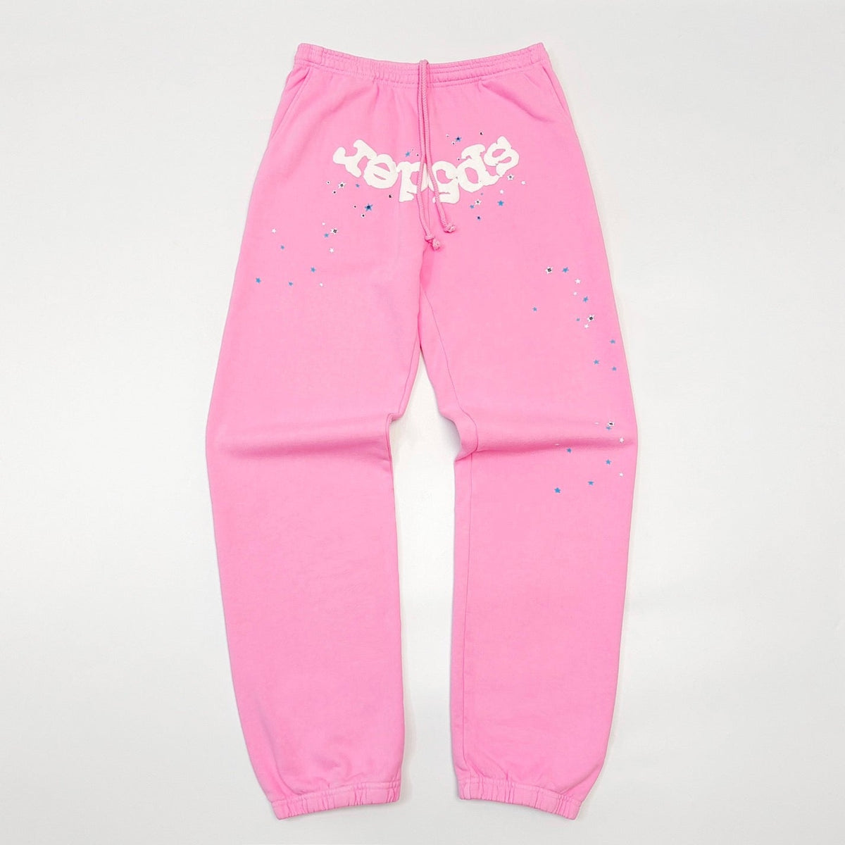 Pink Baumwolle Arch Text Jogger - Herren