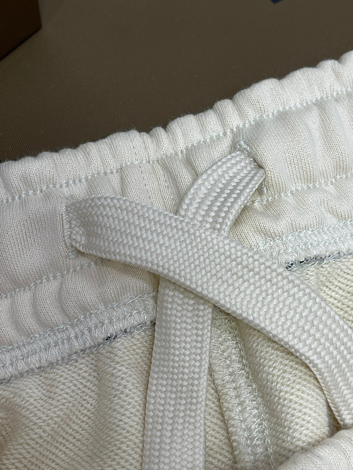 Navyfarbene Baumwollhose mit Kordelzug – Herren