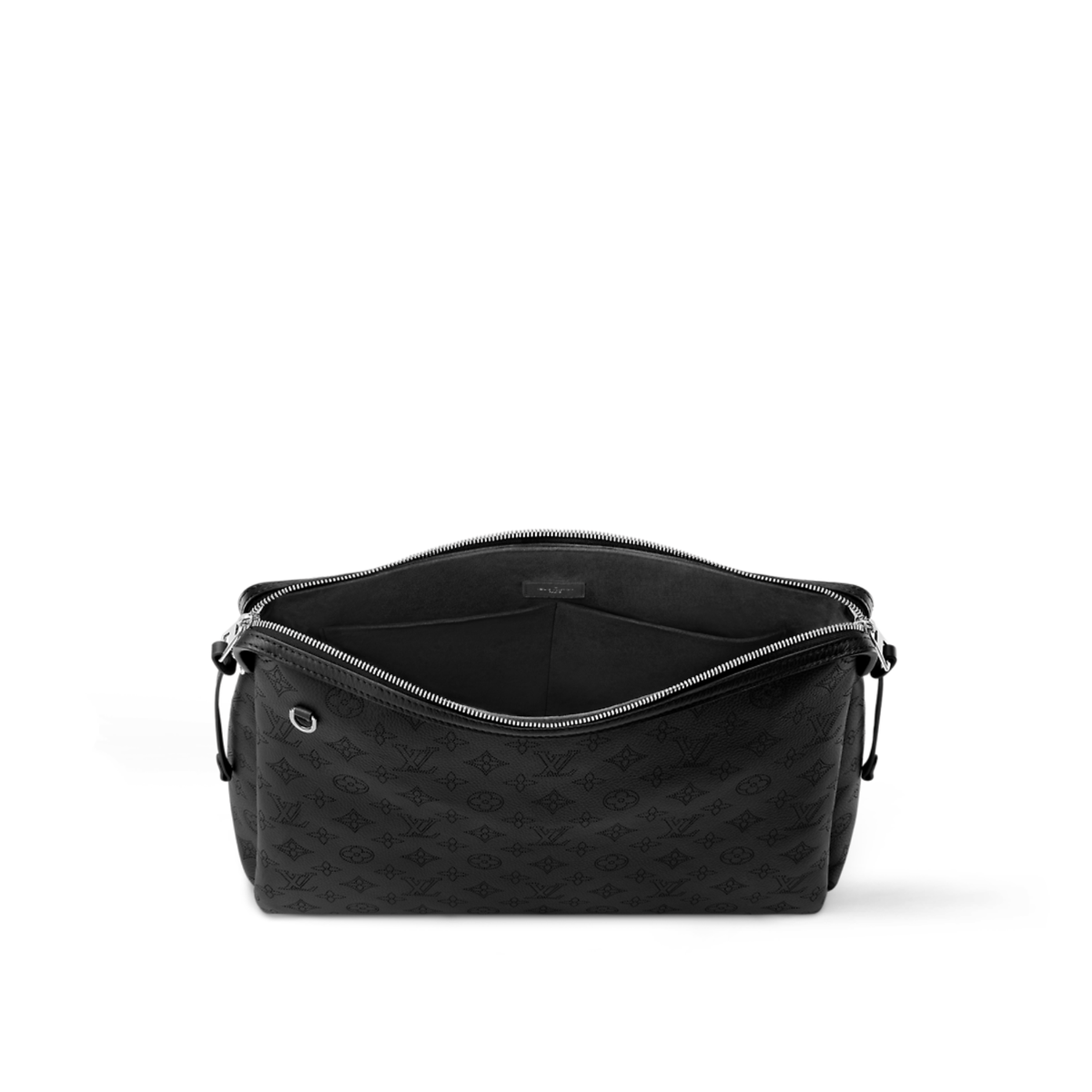Hand It All MM Calfskin – 29 x 13 x 32 cm(Height x Width x Length) Black Mahina calfskin Calfskin trim – LUX VERSE Luxury Designer Fashion Outlet