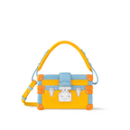 Petite Malle Glossy Calfskin – this Petite Malle handbag, in glossy calfskin with puffy leather trim, is the fruit – LUX VERSE Luxury Designer Fashion Outlet