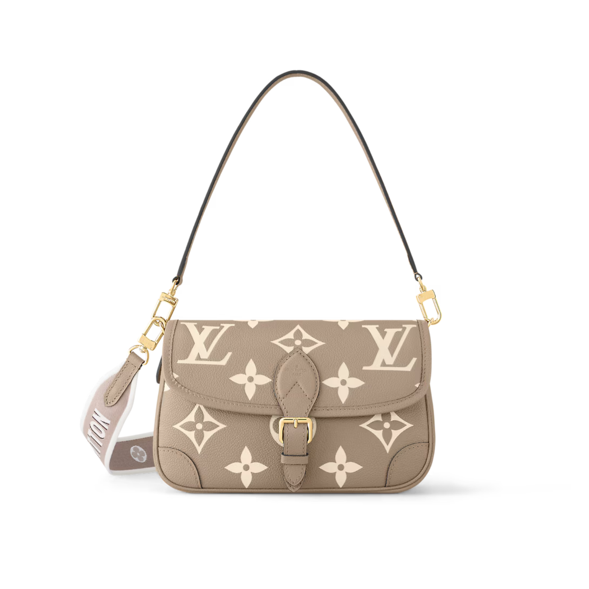 Diane Tourterelle Beige – there’s a vintage 90s feel to this Diane satchel bag made from two-tone embossed – LUX VERSE Luxury Designer Fashion Outlet