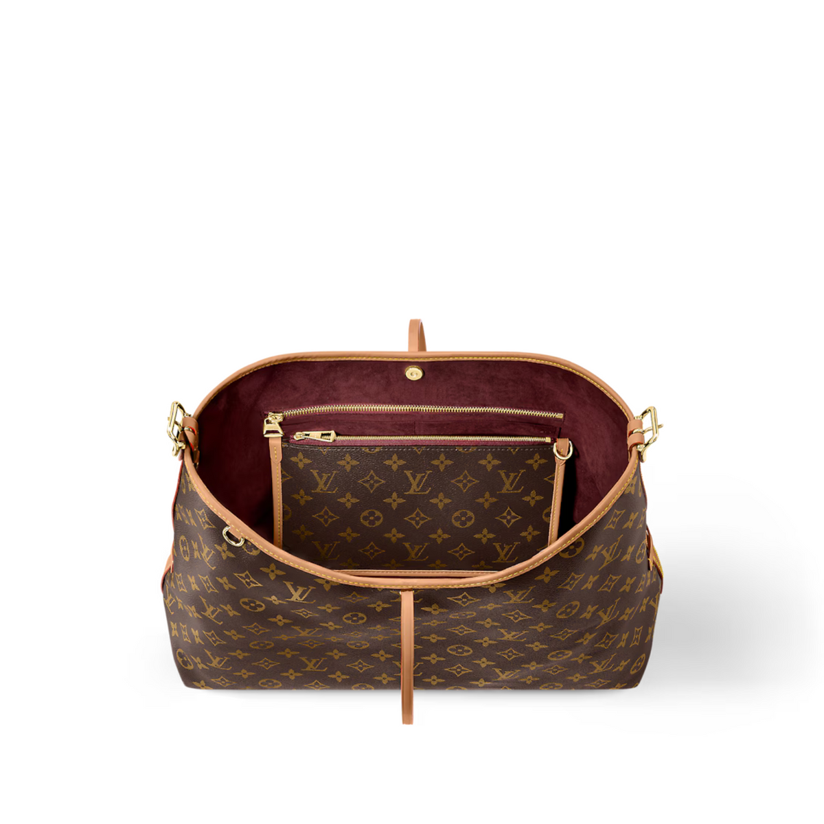CarryAll MM – inside zipped pockets and a removable zipped pouch deliver even more functionality – LUX VERSE Luxury Designer Fashion Outlet