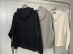 Schwarzer Pullover aus Baumwolle mit goldenem Text – Herren