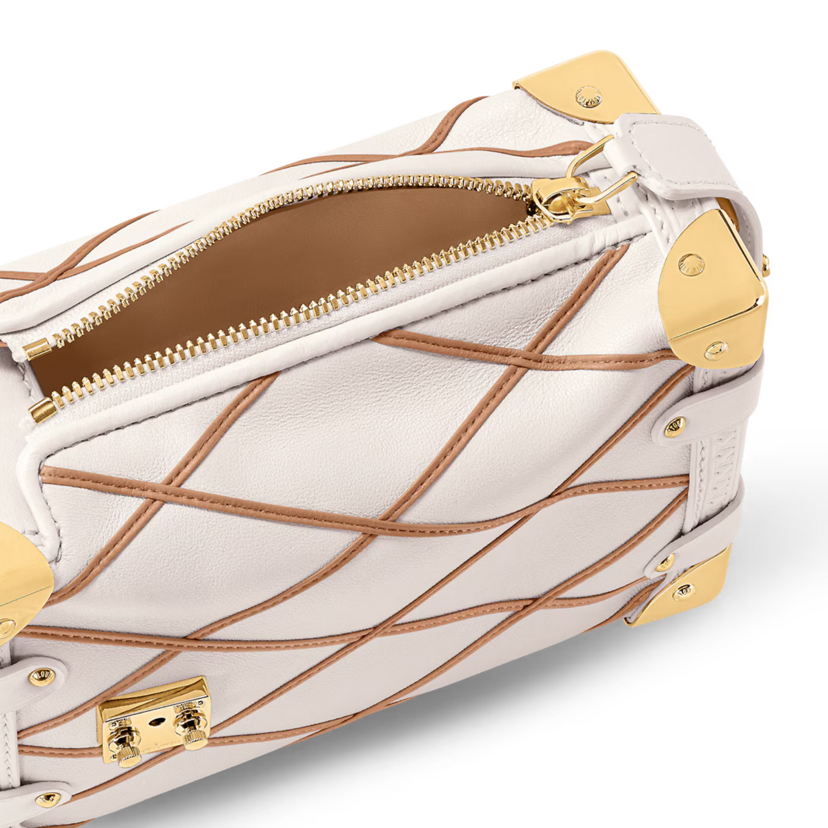 Modern Trunk Sling PM – the Maison’s signature Malletage pattern adorns this edition of the Side Trunk MM – LUX VERSE Luxury Designer Fashion Outlet