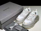 Triple S White Clear Sole Sneakers