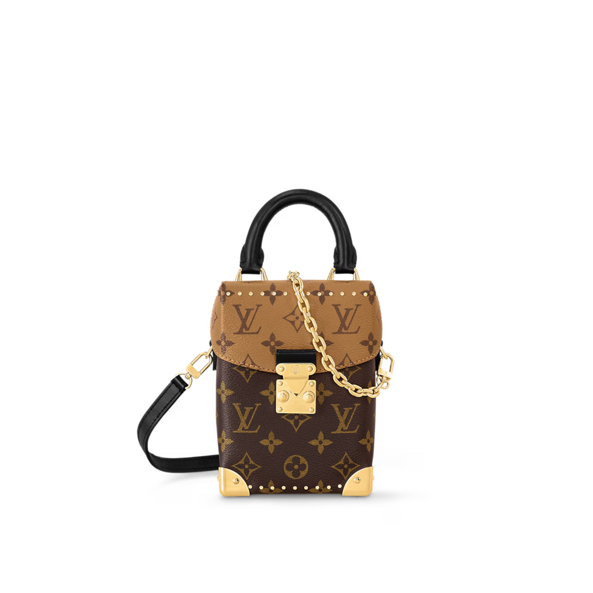 Camera Box – the Camera Box handbag combines all the Petite Malle’s signature details – S-lock, – LUX VERSE Luxury Designer Fashion Outlet