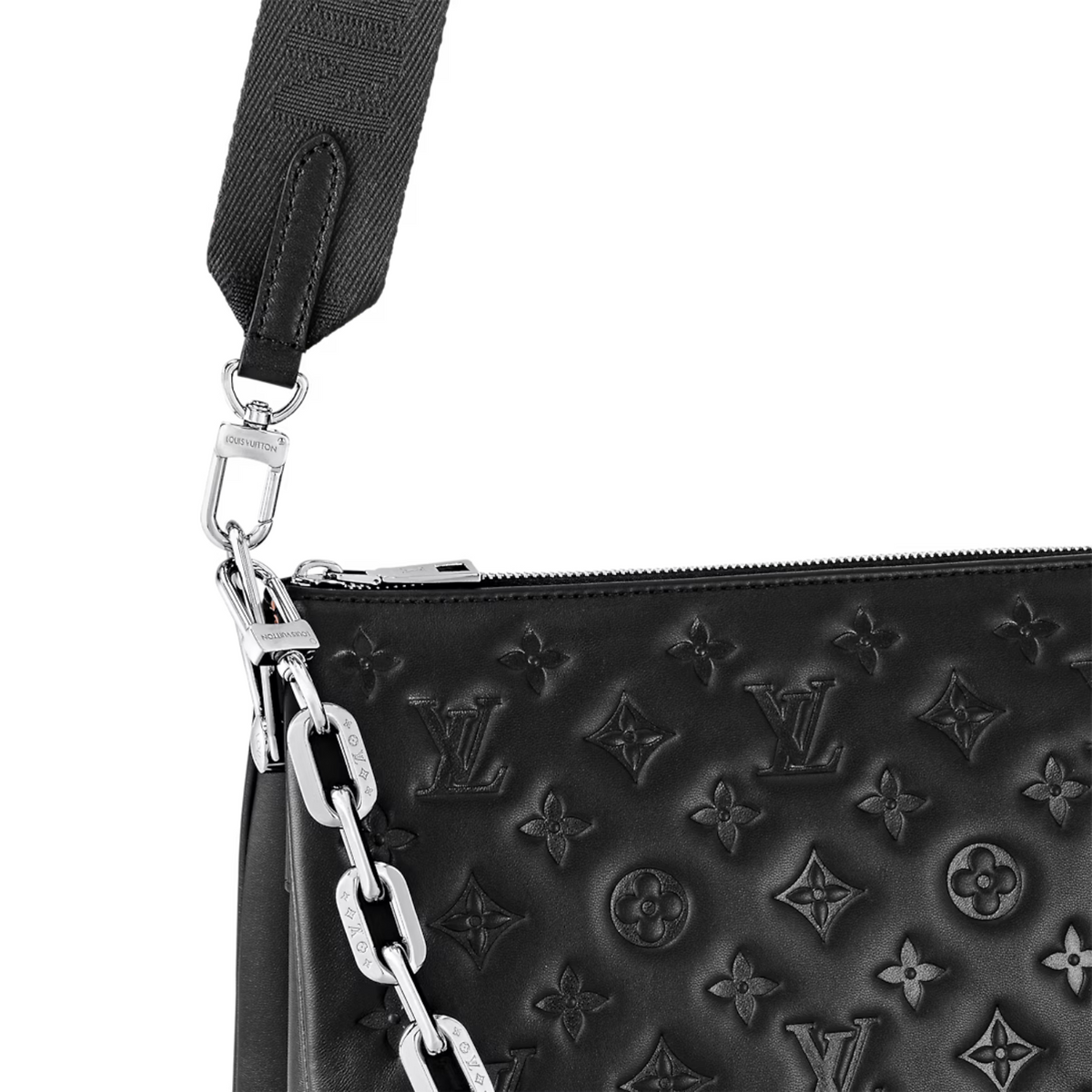 Coussin PM Black – both strap and chain are removable, enhancing the versatility of this – LUX VERSE Luxury Designer Fashion Outlet