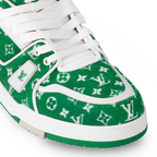Trainer Iconic Style Sneaker – this seasonal version of the Trainer sneaker comes in Monogram textile, a key theme – LUX VERSE Luxury Designer Fashion Outlet