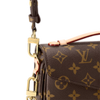 Pochette Métis East West – made from Monogram canvas with natural cowhide-leather trim and the S-lock – LUX VERSE Luxury Designer Fashion Outlet
