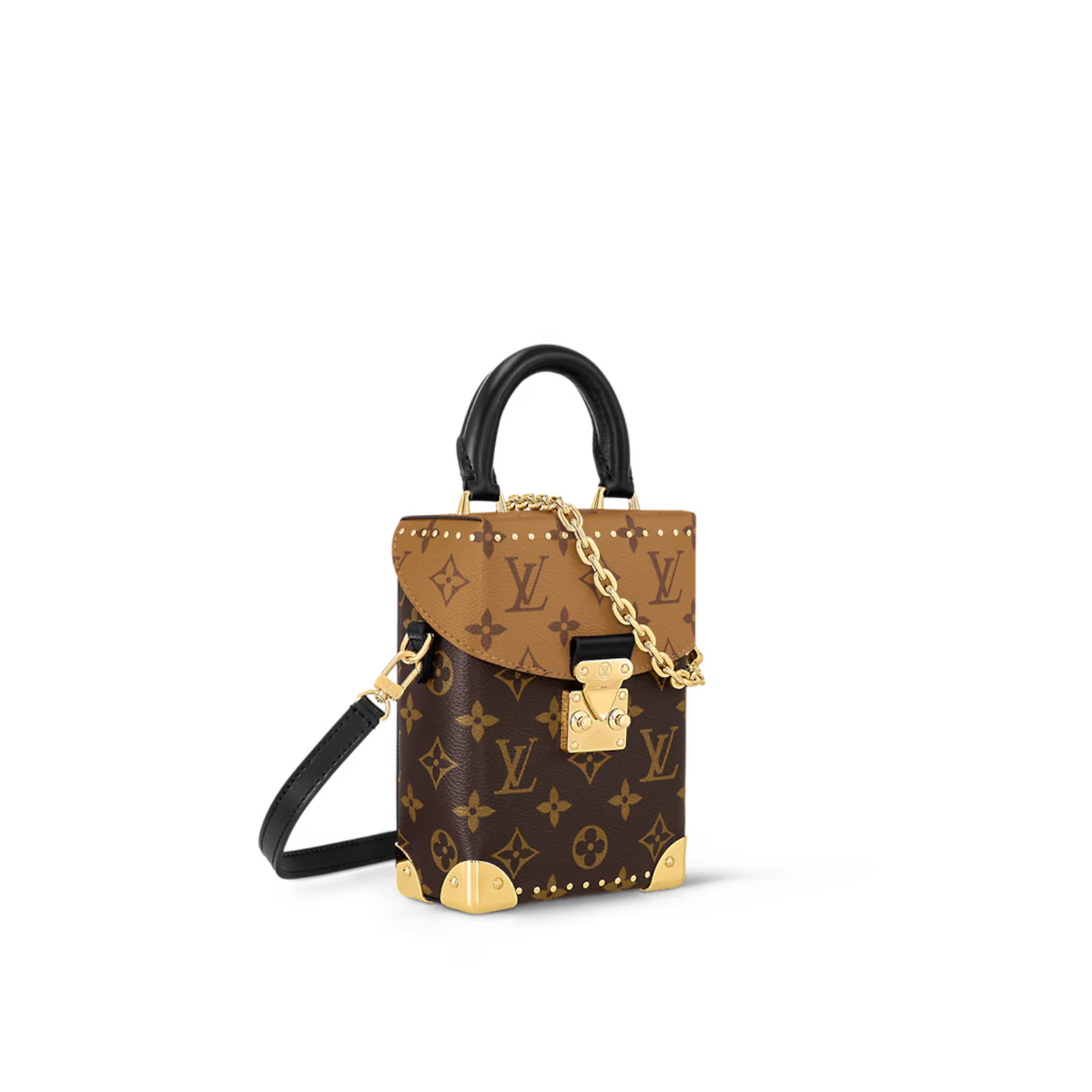 Camera Box – 17.6 x 6 x 12.5 cm(Height x Width x Length) Monogram and Monogram Reverse coated – LUX VERSE Luxury Designer Fashion Outlet