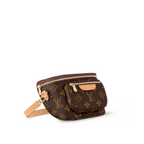 Mini Bumbag – the bag has a zipped main compartment and a zipped front pocket with an embossed – LUX VERSE Luxury Designer Fashion Outlet