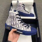 B23 High-Top Blue Oblique Sneakers