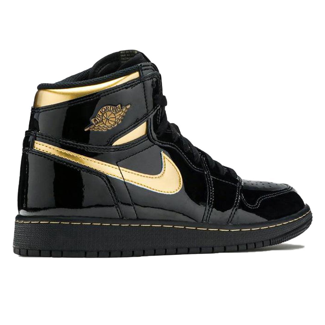 Black Metallic Gold – a nylon tongue adds to the signature aesthetic, while underfoot, the black Air – LUX VERSE Luxury Designer Fashion Outlet