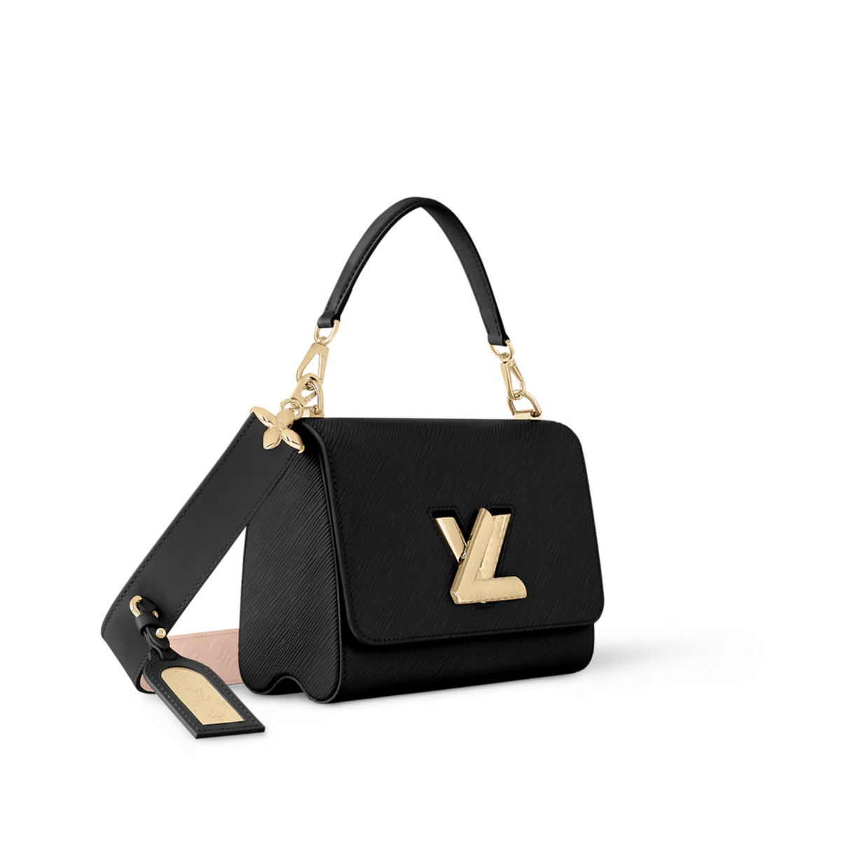 Twist MM – it features a strap with a removable mirror charm, engraved with the Monogram – LUX VERSE Luxury Designer Fashion Outlet