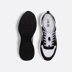 B25 Runner Sneaker Black – featuring a white sculpted rubber sole, the B25 Runner will complete any casual – LUX VERSE Luxury Designer Fashion Outlet