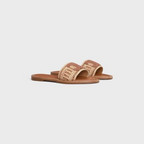 LYMPIA MULE in RAFFIA – sHAPETRIOMPHE PATCH EMBROIDERED ON THE UPPERSLIGHTY PADDED LEATHER INSOLERUBBER – LUX VERSE Luxury Designer Fashion Outlet