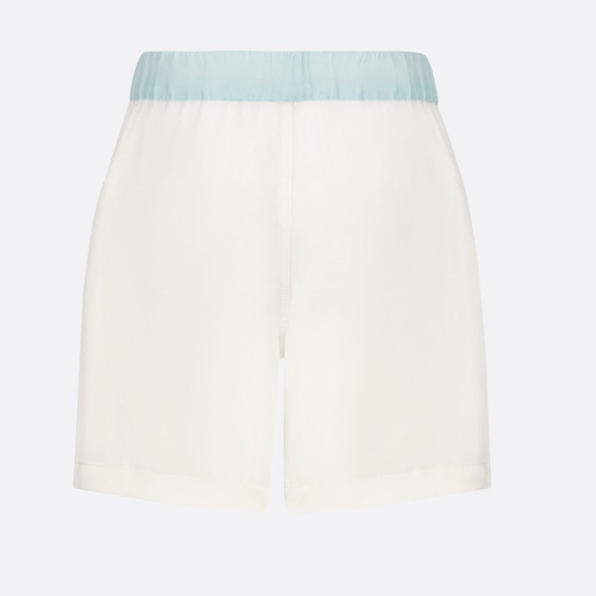 Ivory and Blue Kids'Swim Shorts – crafted in ivory technical fabric, they feature a blue stretch waistband with – LUX VERSE Luxury Designer Fashion Outlet