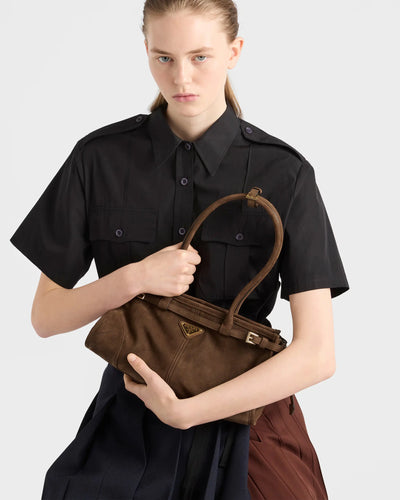 Bonnie nubuck leather handbag