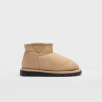 Shearling booties – these modern booties with a versatile, minimalist design are made of shearling – LUX VERSE Luxury Designer Fashion Outlet