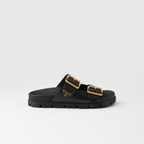 Leather strap slides – these leather slides with a casual style are defined by clean, contemporary lines – LUX VERSE Luxury Designer Fashion Outlet