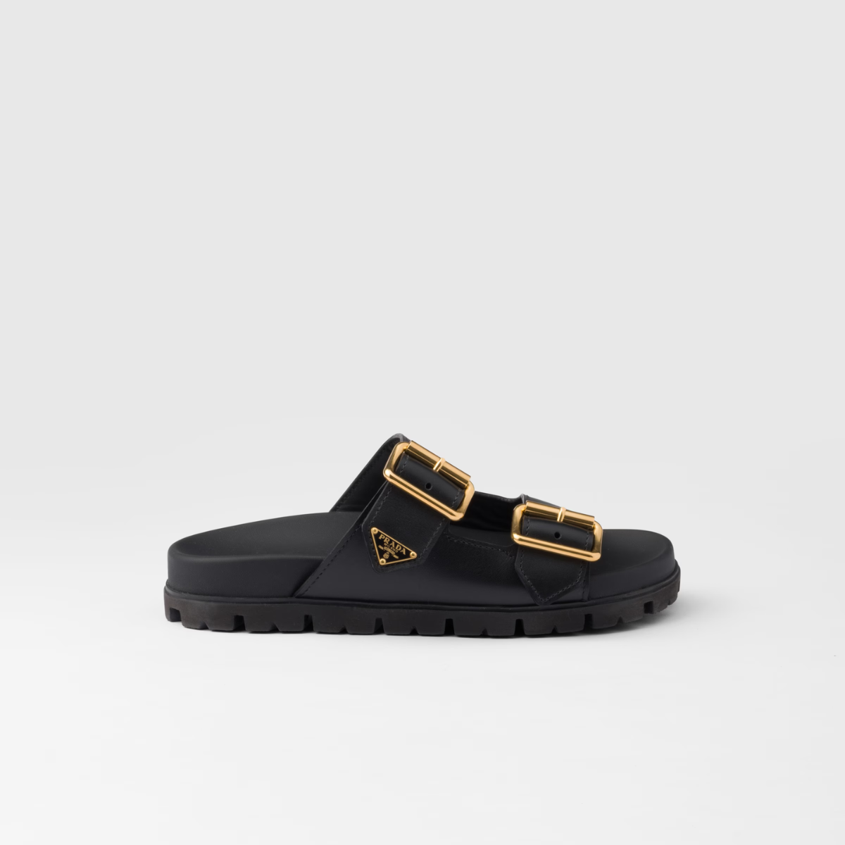 Leather strap slides – these leather slides with a casual style are defined by clean, contemporary lines – LUX VERSE Luxury Designer Fashion Outlet