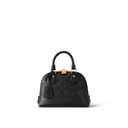 Neo Alma BB Black – fashioned from supple Monogram Empreinte leather with rounded top handles as well as – LUX VERSE Luxury Designer Fashion Outlet