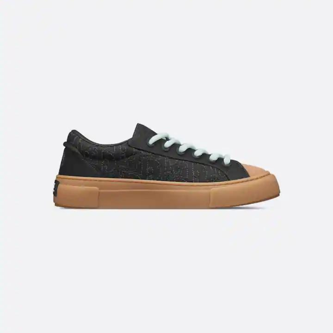 Dior B33 Sneaker – Dyed Cotton LIMITED AND NUMBERED EDITION – the tongue is accented by an embossed signature, and the signature embellishes the – LUX VERSE Luxury Designer Fashion Outlet