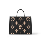 OnTheGo G Black – this bicolor edition of the OnTheGo tote is made from Monogram Empreinte leather, – LUX VERSE Luxury Designer Fashion Outlet