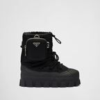 Re-Nylon gabardine après-ski boots with pouch – re-Nylon boots embody the hybrid soul – LUX VERSE Luxury Designer Fashion Outlet
