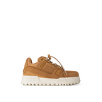 Trainer Maxi Sneaker Beige – key details are the technical laces with a stopper, rubber Initials signatures, – LUX VERSE Luxury Designer Fashion Outlet