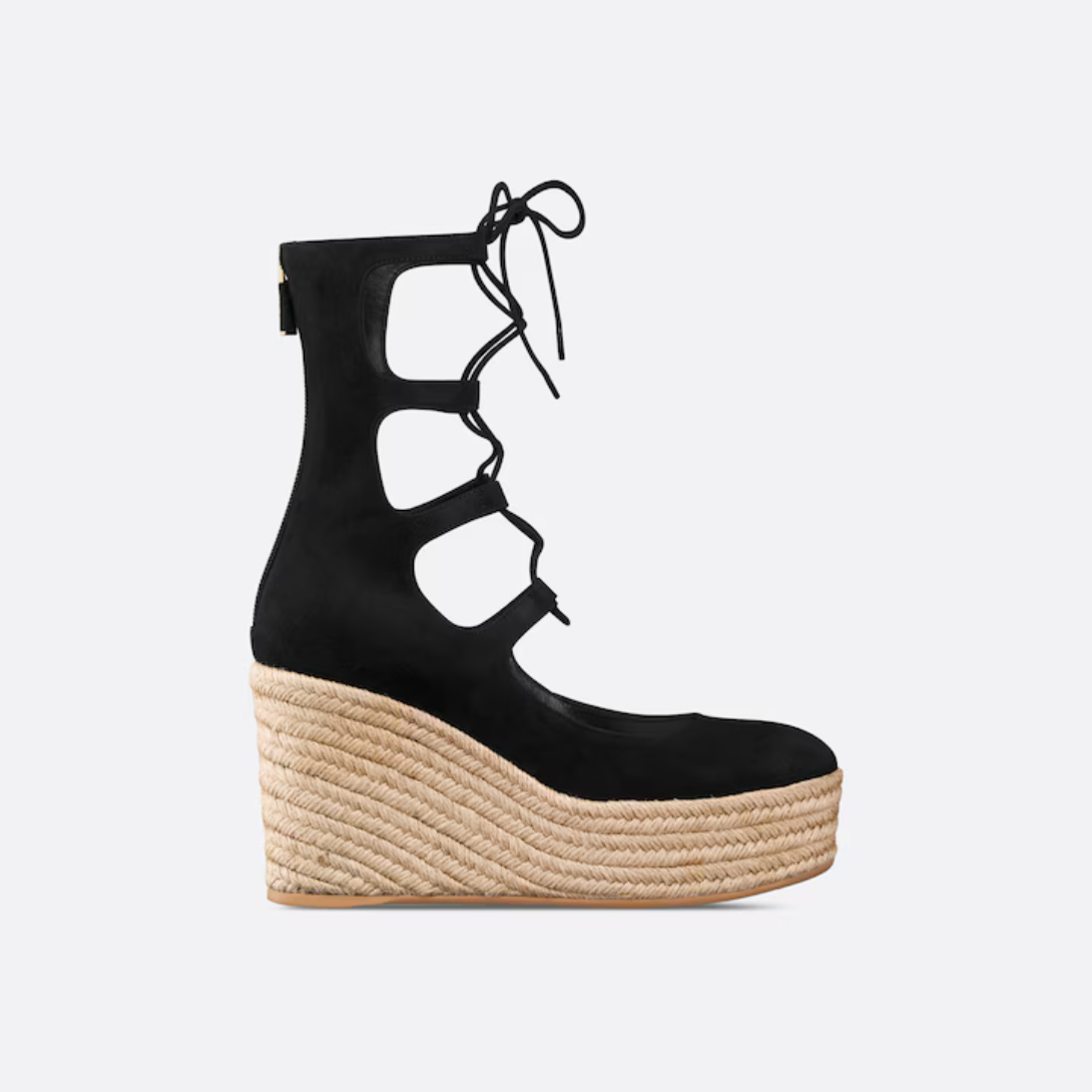 Laced Wedge Sandal-Boot – new for Fall 2024, the laced wedge sandal-boot is a modern hybrid creation – LUX VERSE Luxury Designer Fashion Outlet