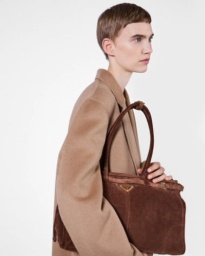 Bonnie nubuck leather handbag
