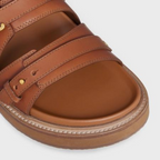 TIPPI TRIOMPHE SANDAL in CALFSKIN – 100% CALFSKIN - VEGETAL TANNING100% Calfskin LinningADJUSTABLE TRIOMPHE – LUX VERSE Luxury Designer Fashion Outlet