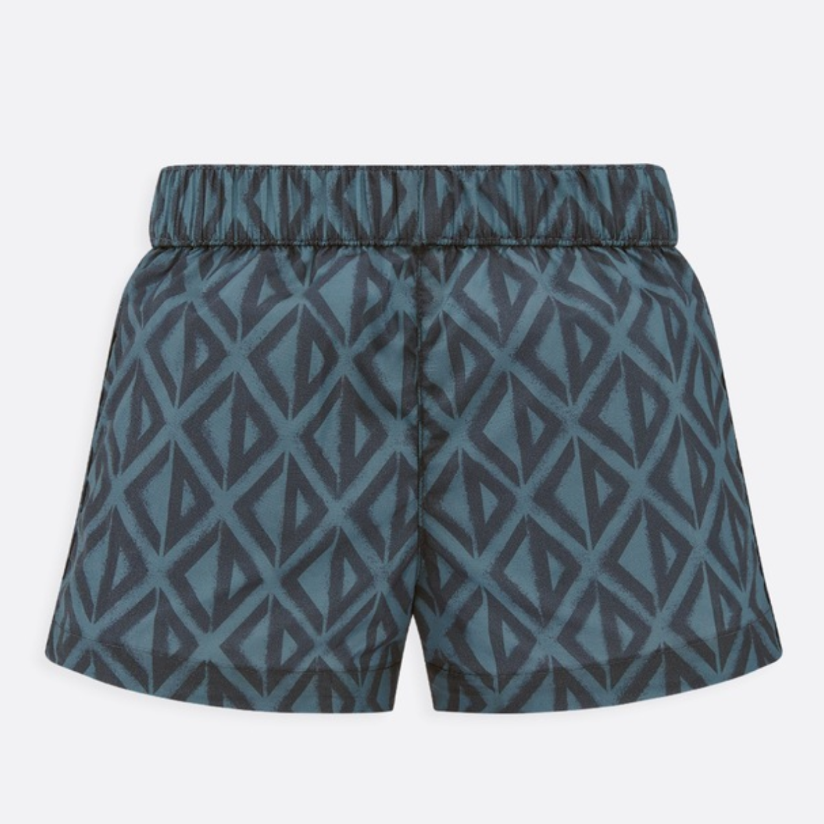 Baby Swim Shorts – crafted in blue technical fabric with a deep blue print and all-over spray effect, – LUX VERSE Luxury Designer Fashion Outlet