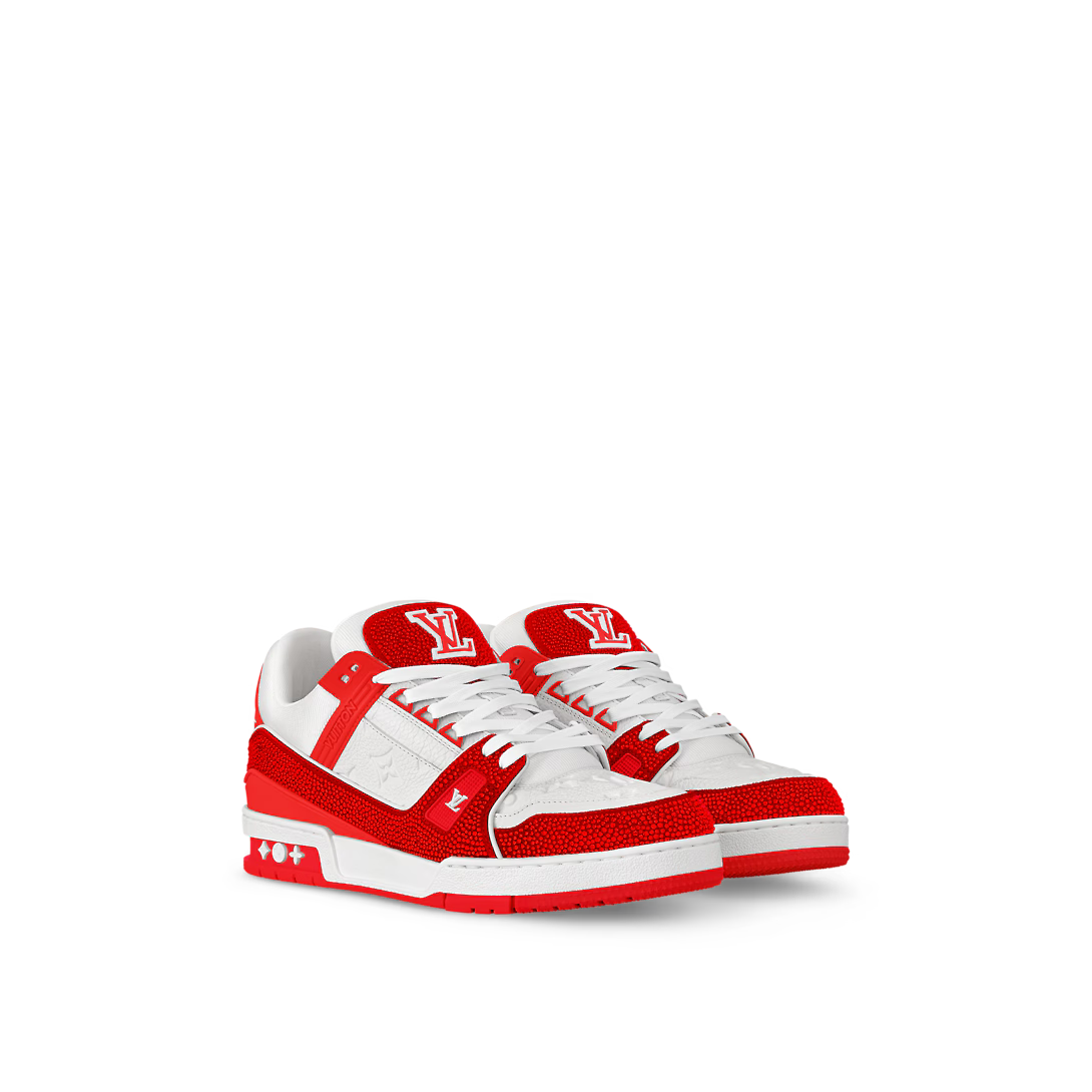 Trainer Sneaker Crystal Red – created exclusively for the Qixi festival, this elevated edition of the Trainer – LUX VERSE Luxury Designer Fashion Outlet