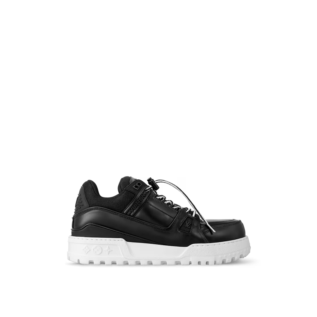 Trainer Maxi Sneaker Leather – the chunky outsole, which is decorated with Monogram Flowers, comes in contrasting – LUX VERSE Luxury Designer Fashion Outlet