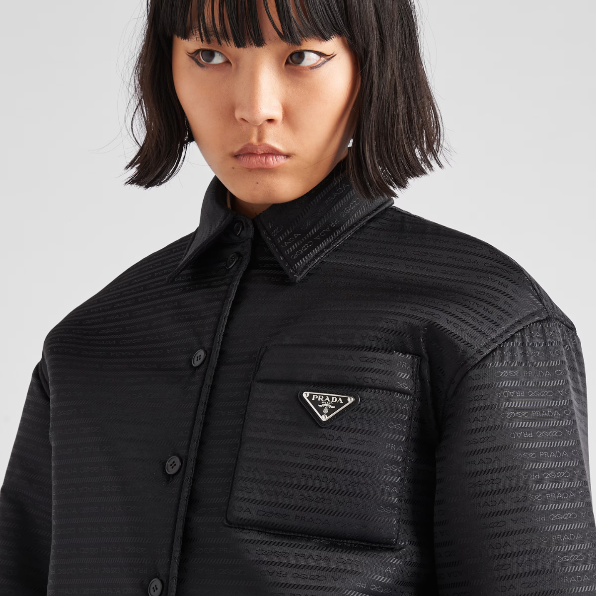 Re-Nylon Style Jacket – the iridescent effect of Re-Nylon creates a contemporary look for this garment – LUX VERSE Luxury Designer Fashion Outlet