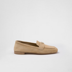 Suede loafers Ecru – these suede loafers with elegant and timeless classic lines are characterized – LUX VERSE Luxury Designer Fashion Outlet