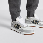 B27 Low-Top Sneaker – crafted in calfskin, the style is adorned Oblique jacquard panels on the sides – LUX VERSE Luxury Designer Fashion Outlet