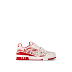 Trainer Smooth Printed Sneaker – the bicolor, technical outsole is decorated with Monogram Flowers – LUX VERSE Luxury Designer Fashion Outlet
