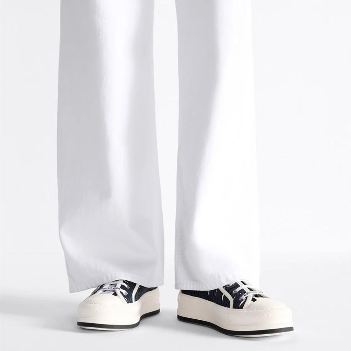 Platform Sneaker – the Walk'n'platform sneaker showcases the collection's signature deep blue Allover – LUX VERSE Luxury Designer Fashion Outlet