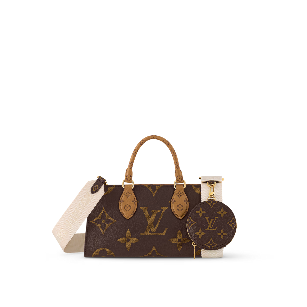 OnTheGo East West Brown – the Maison reinterprets the OnTheGo tote this season with a new east-west shape – LUX VERSE Luxury Designer Fashion Outlet